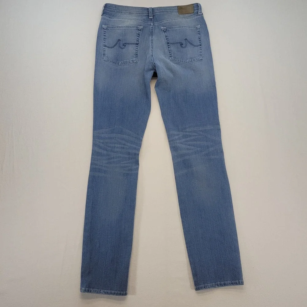 AG Adriano Goldschmied Jeans Kids 18 Blue The Noah Straight Medium Wash Denim